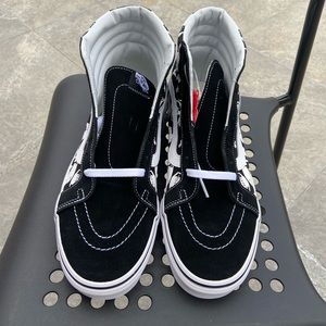 Vans Skate Hi- Skull blk/white